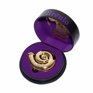 Besame Disney Villains Ursula's Shell Compact with Highlighter Little Mermaid